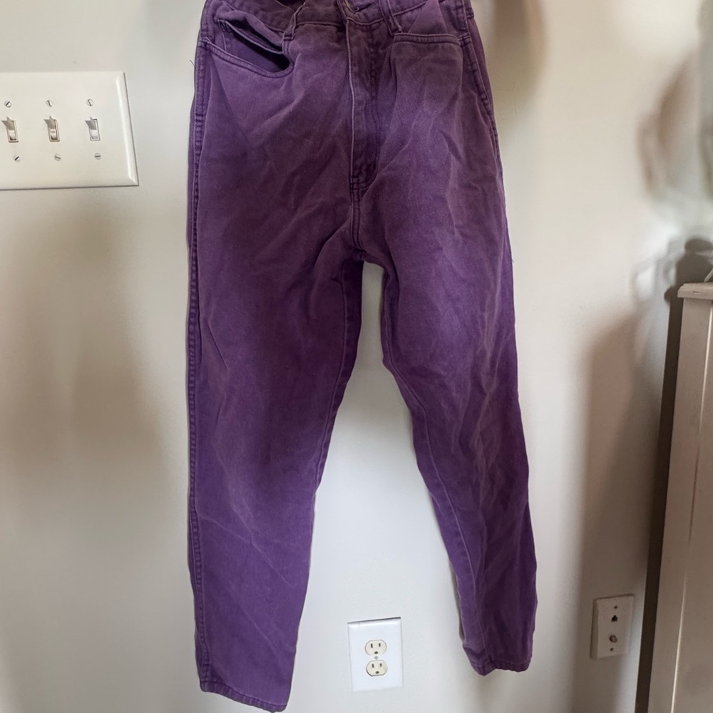 Purple Straight Leg Women's Jeans